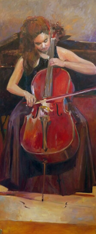 The Cellist by Kathleen Lack